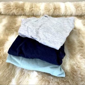 3-pack Basic Organic Knit Pants 6m